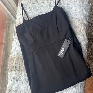 Lulu’s Black Bodycon Midi Dress